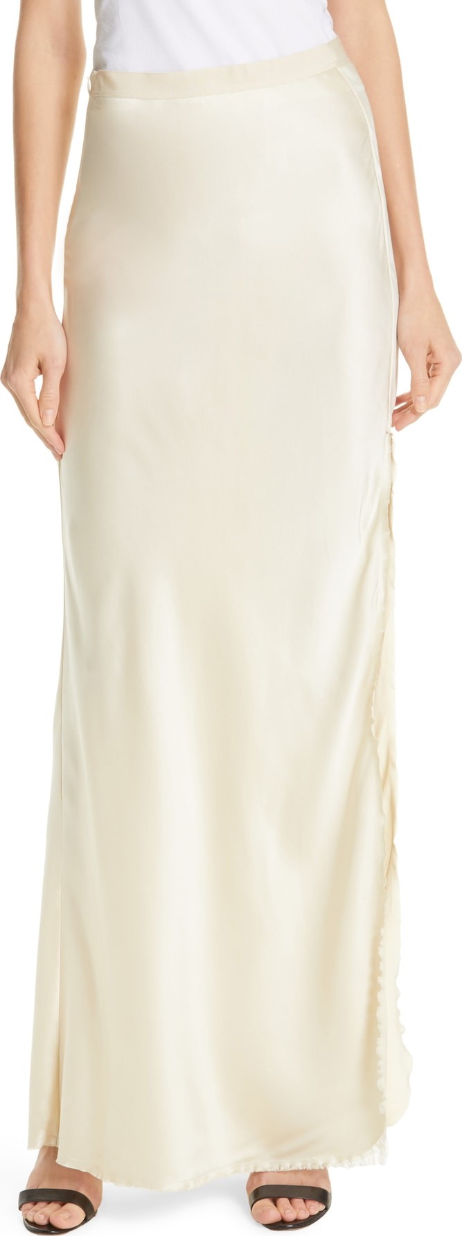 Nili Lotan Azalea Silk Evening Skirt