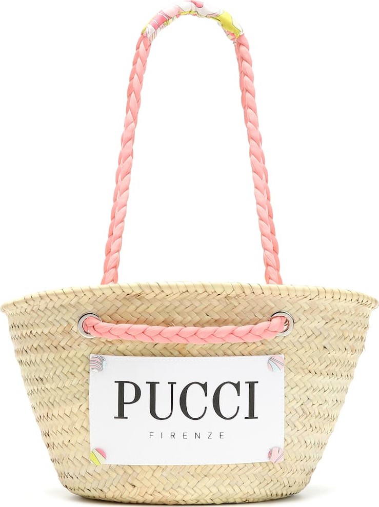 Emilio Pucci Raffia tote