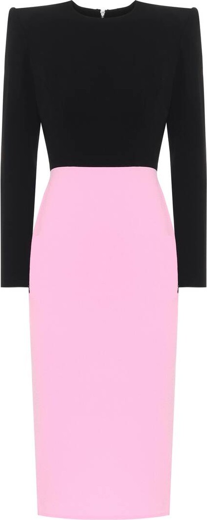 Alex Perry Darley stretch-crêpe midi dress