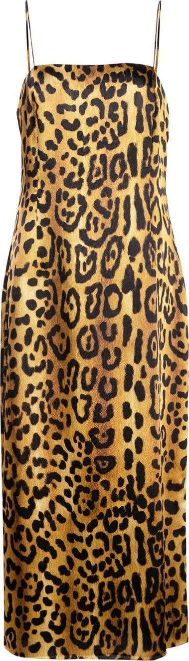 Adam Lippes leopard cami dress