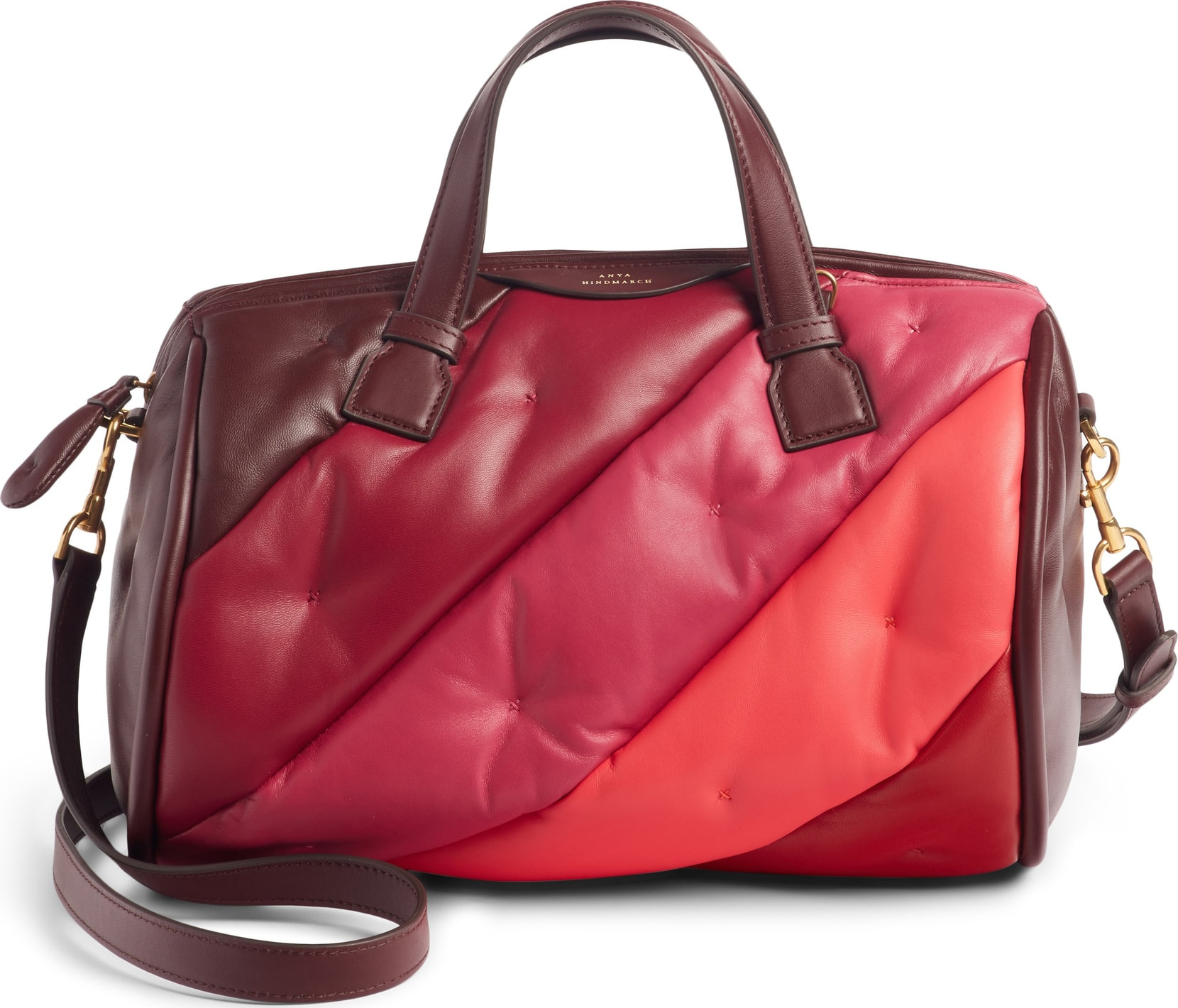 Anya Hindmarch Chubby Barrel Nappa Leather Satchel