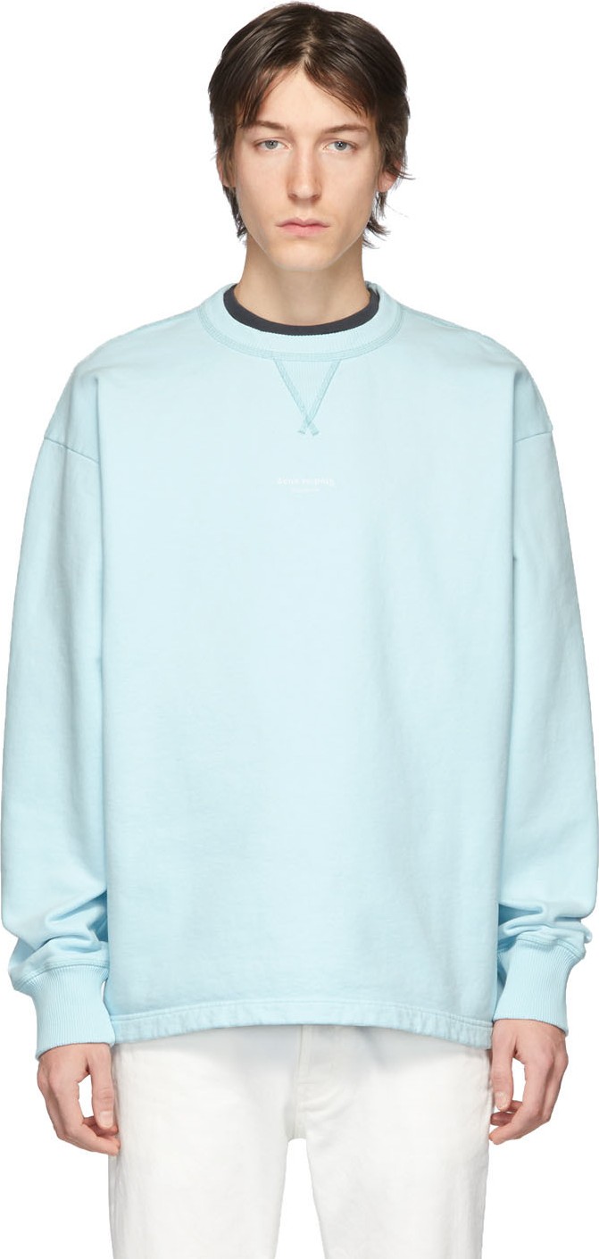 Acne Studios Blue Finn Sweatshirt