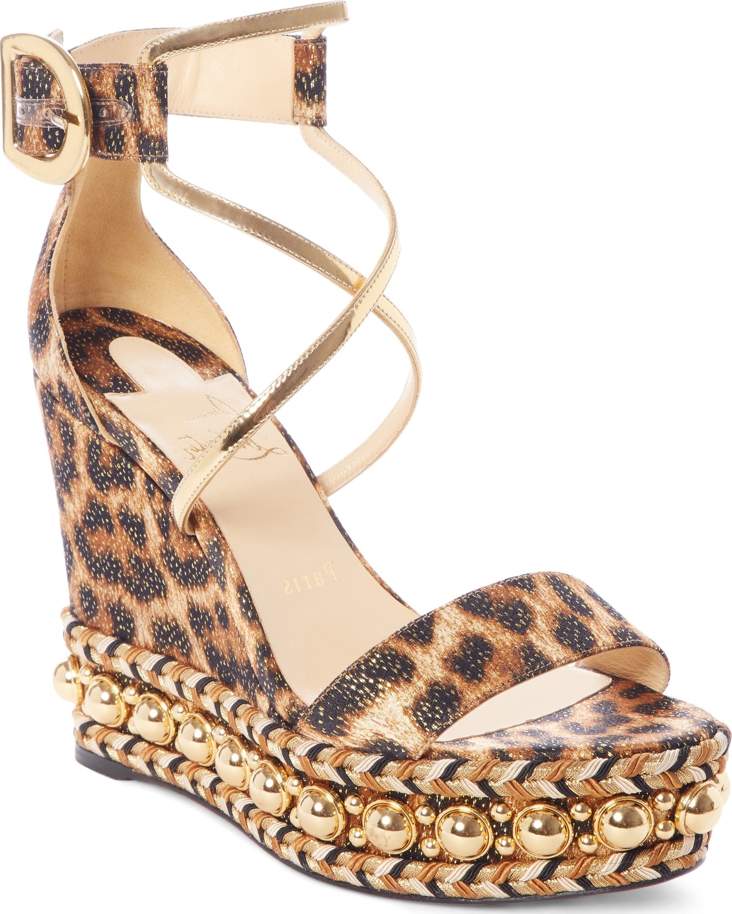 Christian Louboutin Chocazeppa Ornament Platform Wedge Sandal