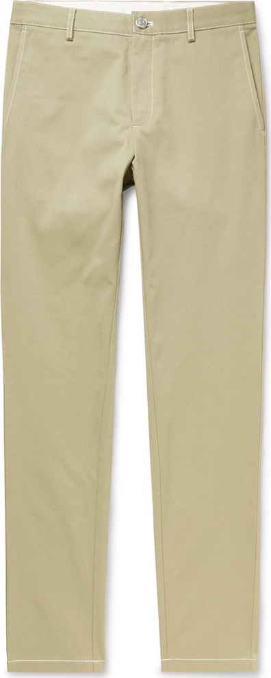 Burberry London England Slim-Fit Cotton-Twill Trousers