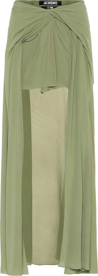 Jacquemus Sahil draped skirt