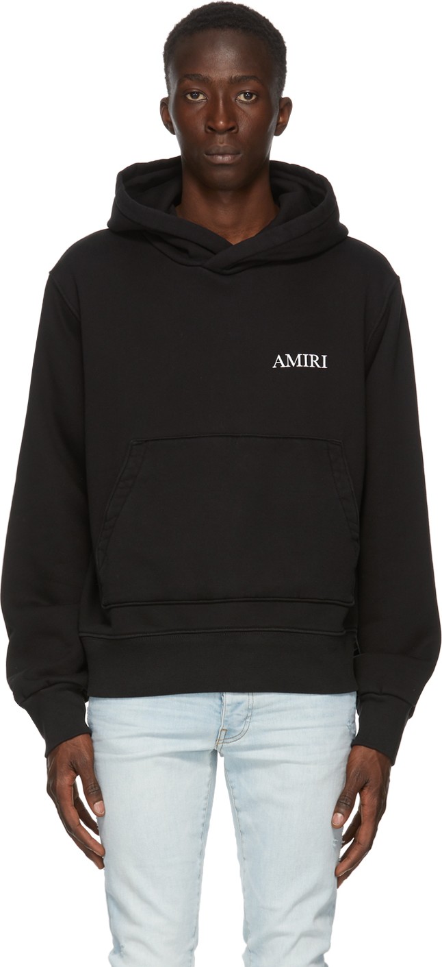 Amiri Black Banana Tree Hoodie