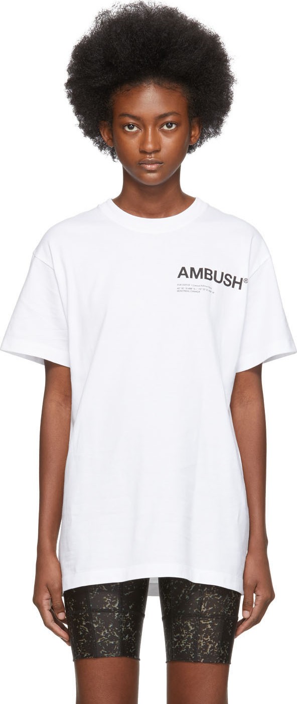 Ambush SSENSE Exclusive White Logo T-Shirt