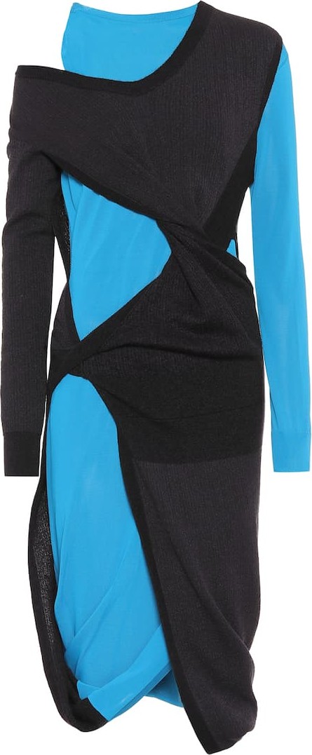 Bottega Veneta Cotton and mohair-blend dress