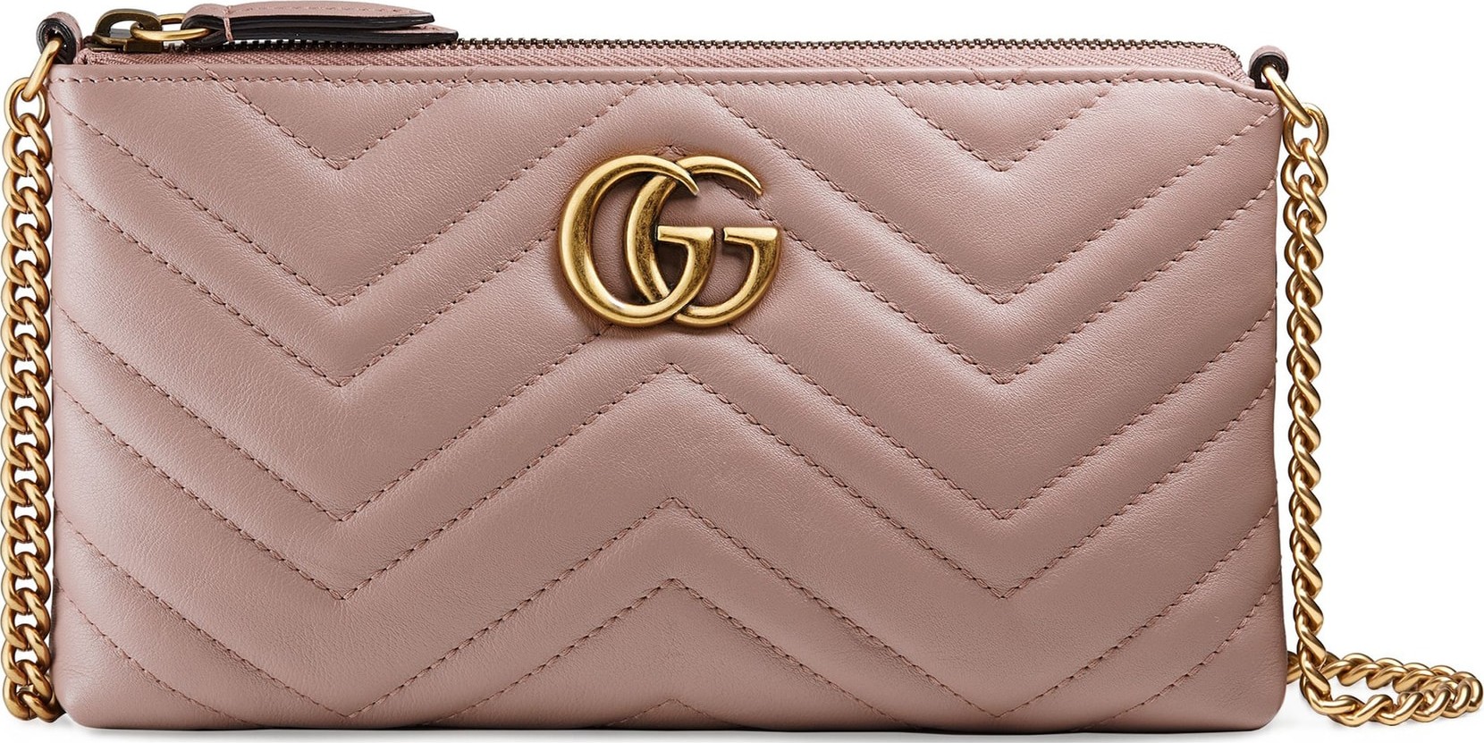 Gucci Marmont 2.0 Leather Wallet on a Chain Gucci Marmont 2.0 Leather Wallet on a Chain