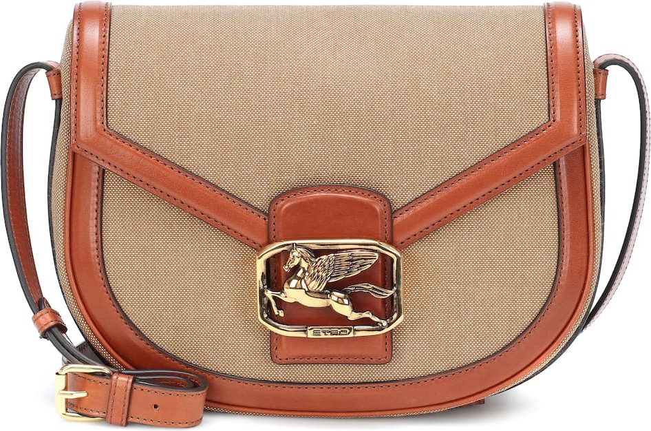 Etro Pagaso Medium canvas shoulder bag