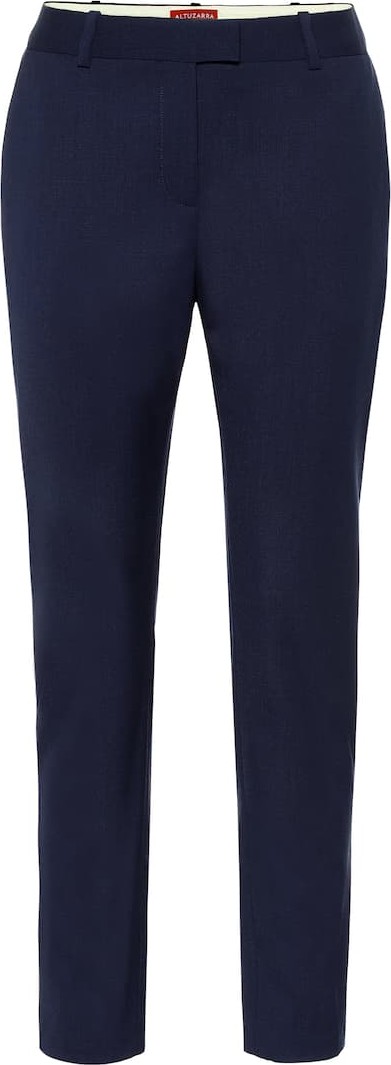 Altuzarra Henri stretch wool mid-rise pants