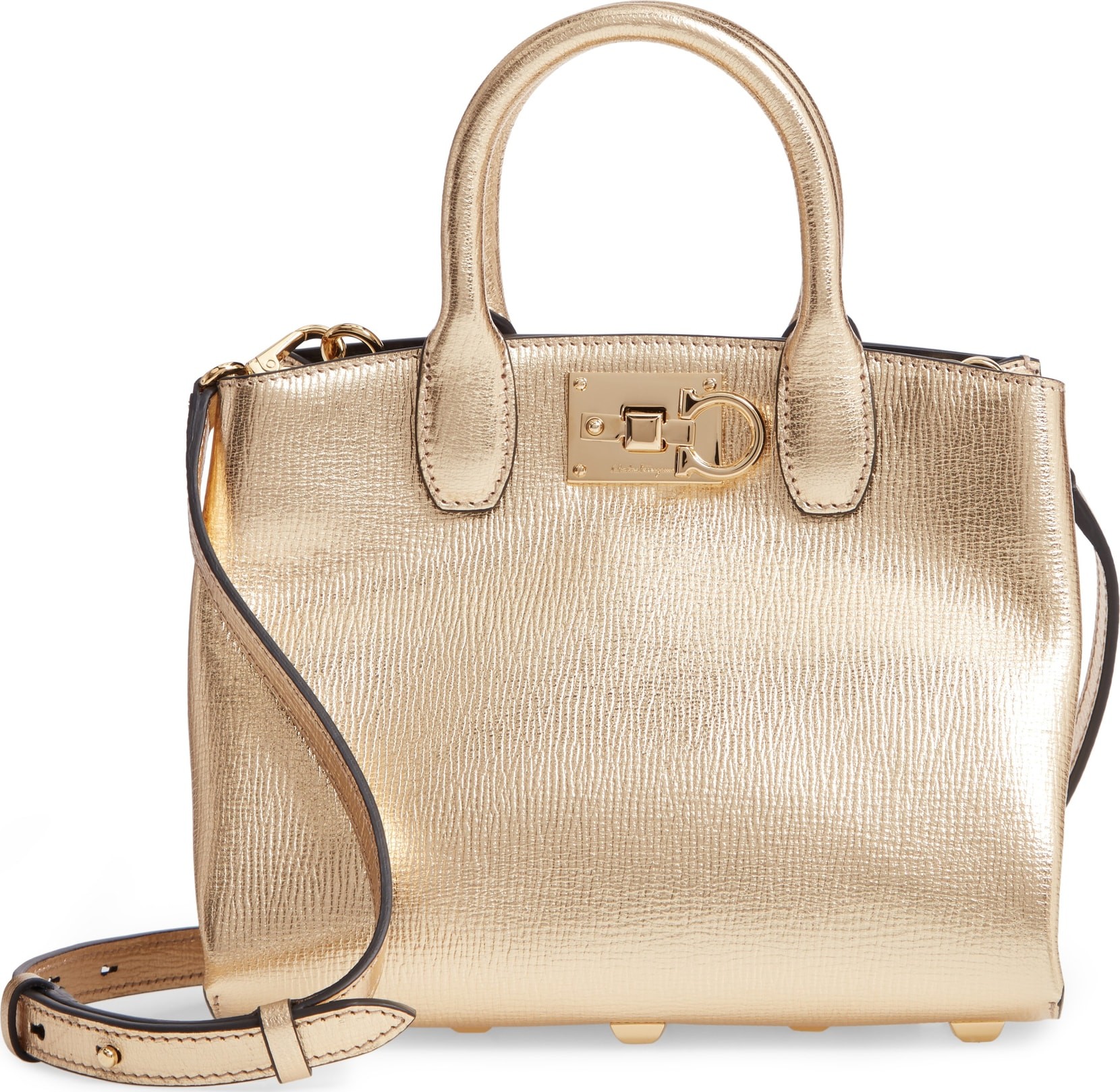 Salvatore Ferragamo The Mini Studio Leather Tote
