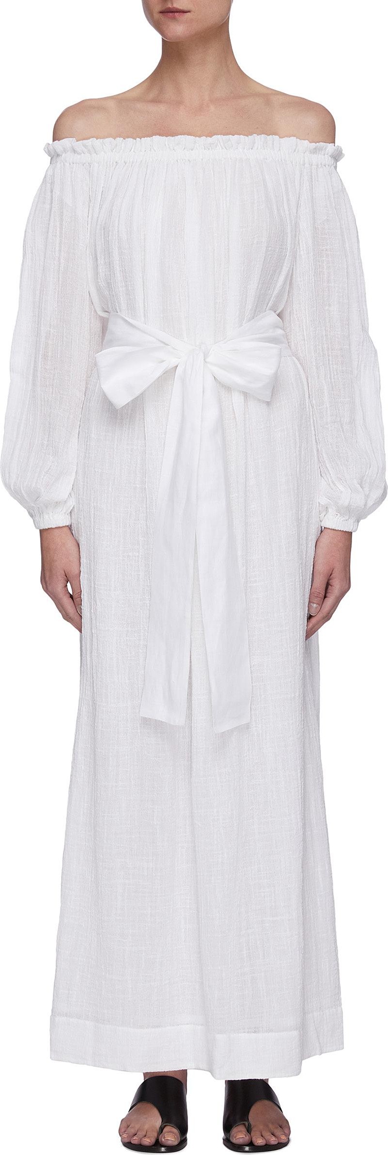 Kalita Pegasi belted beach gown