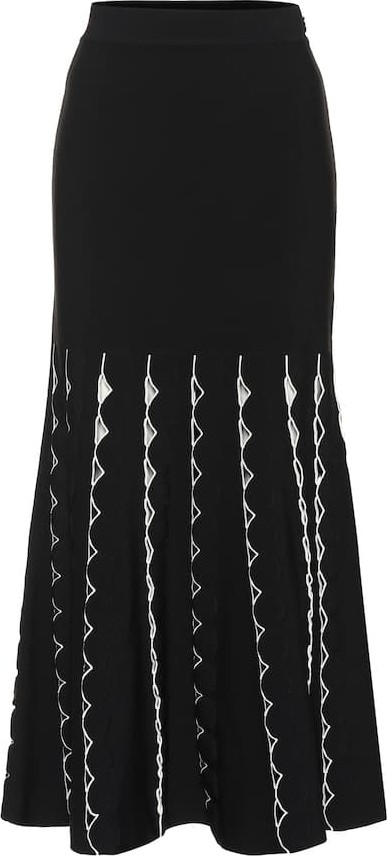 Alexander McQueen Knit midi skirt