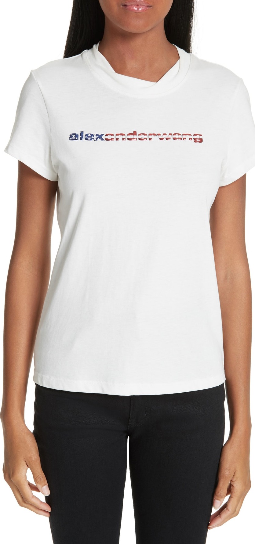 Alexander Wang Flag Logo Tee