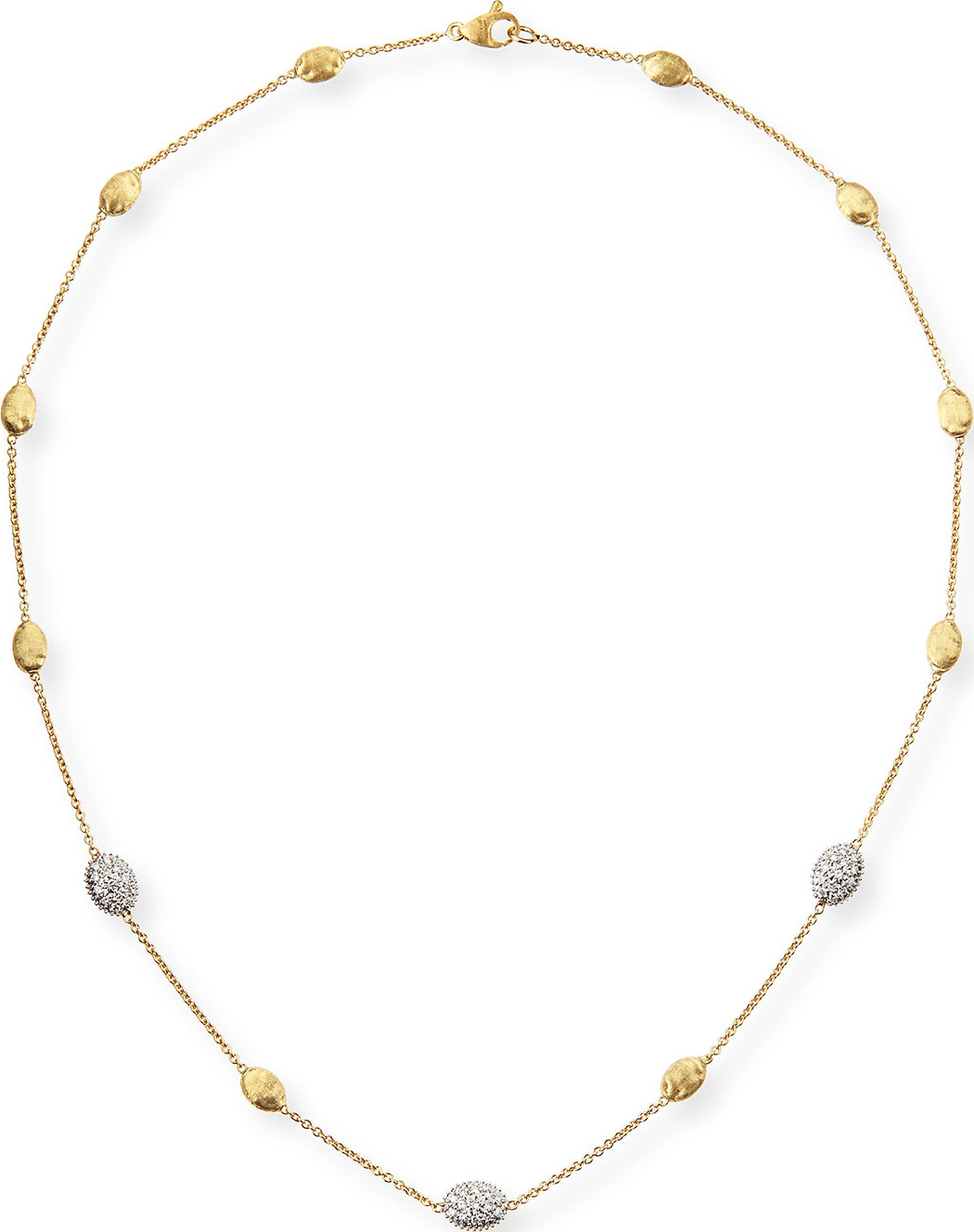 Marco Bicego 18k Gold Necklace with Diamonds