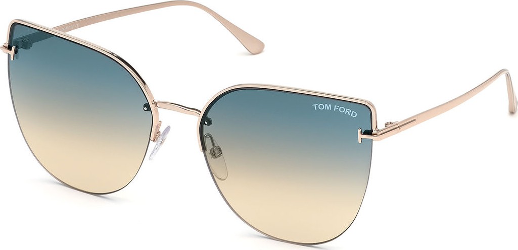 TOM FORD Ingrid Gradient Butterfly Sunglasses