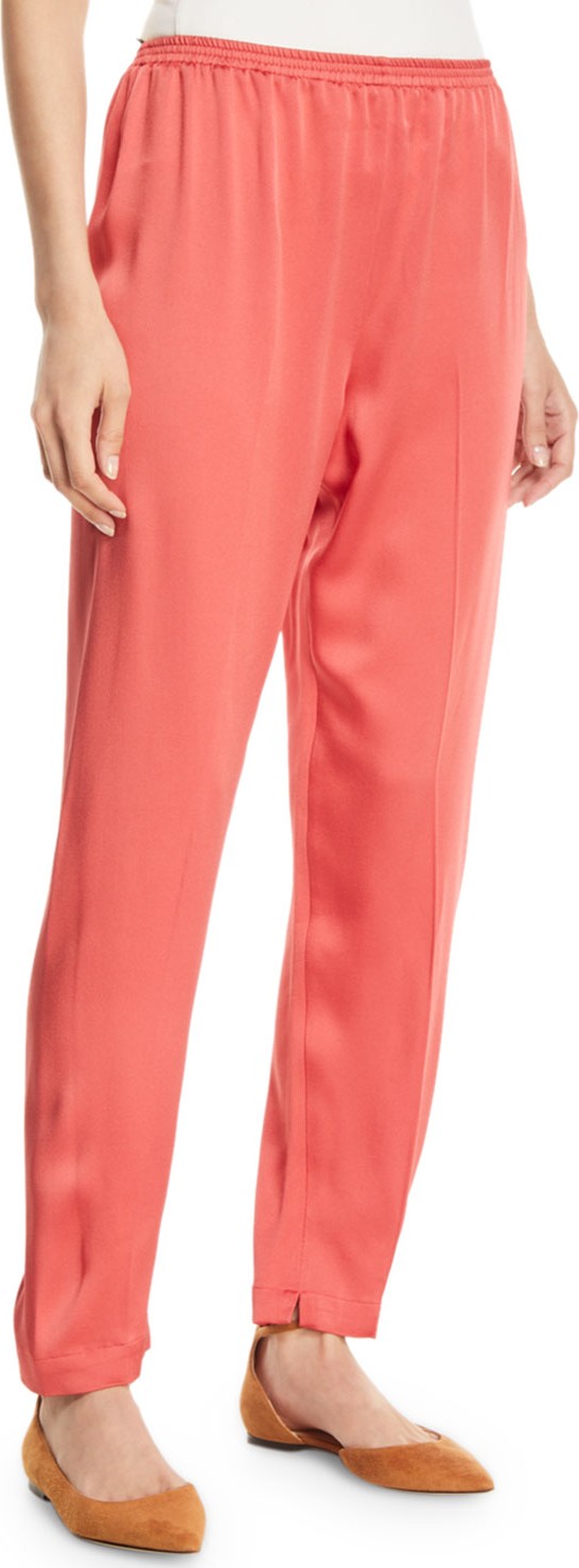 Forte Forte Crepe Pull-On Straight-Leg Pants