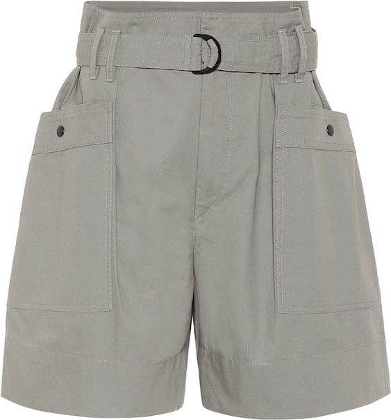 Isabel Marant Etoile Zayna high-rise cotton shorts