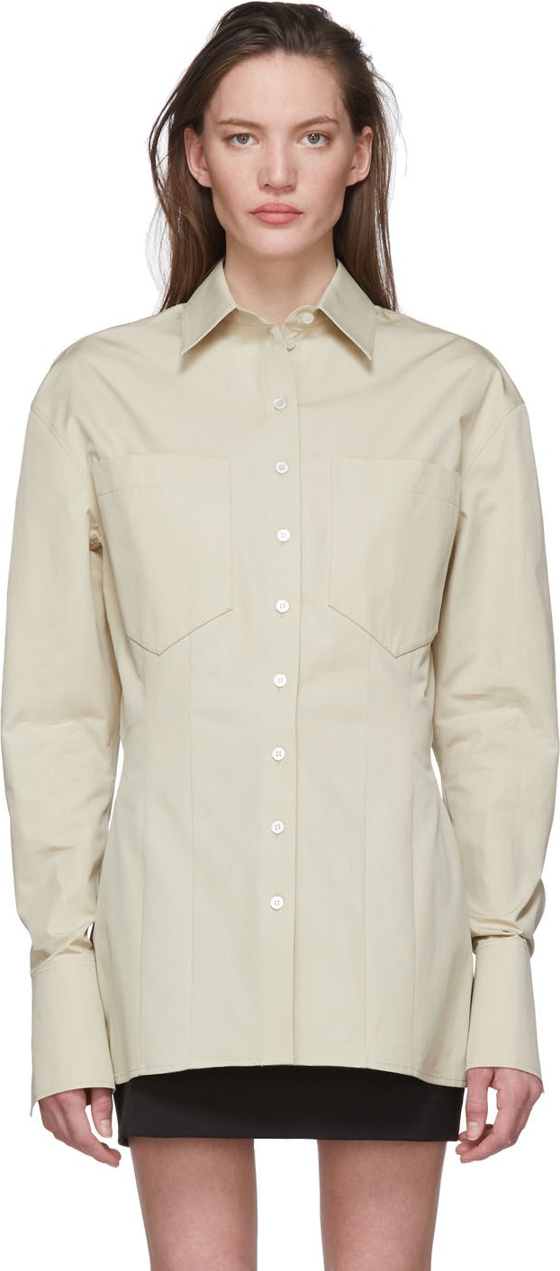 Kwaidan Editions Beige Waisted Shirt