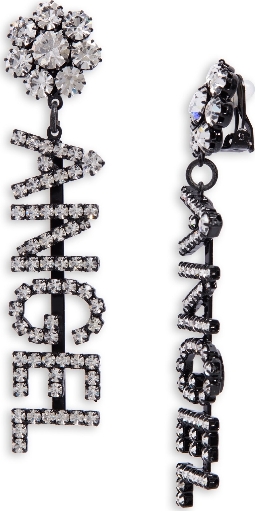 Ashley Williams Angel Clip-On Drop Earrings