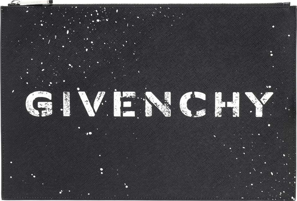 Givenchy Logo jacquard clutch