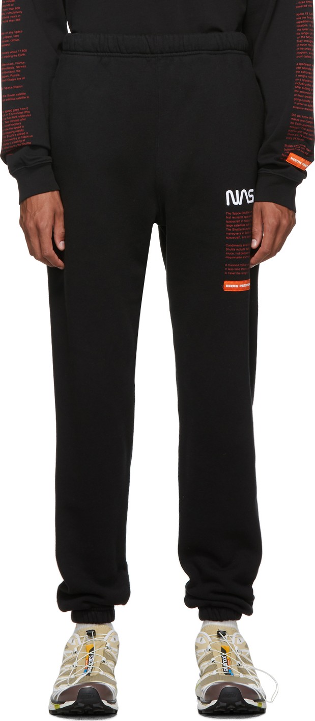 Heron Preston Black Fleece Lounge Pants
