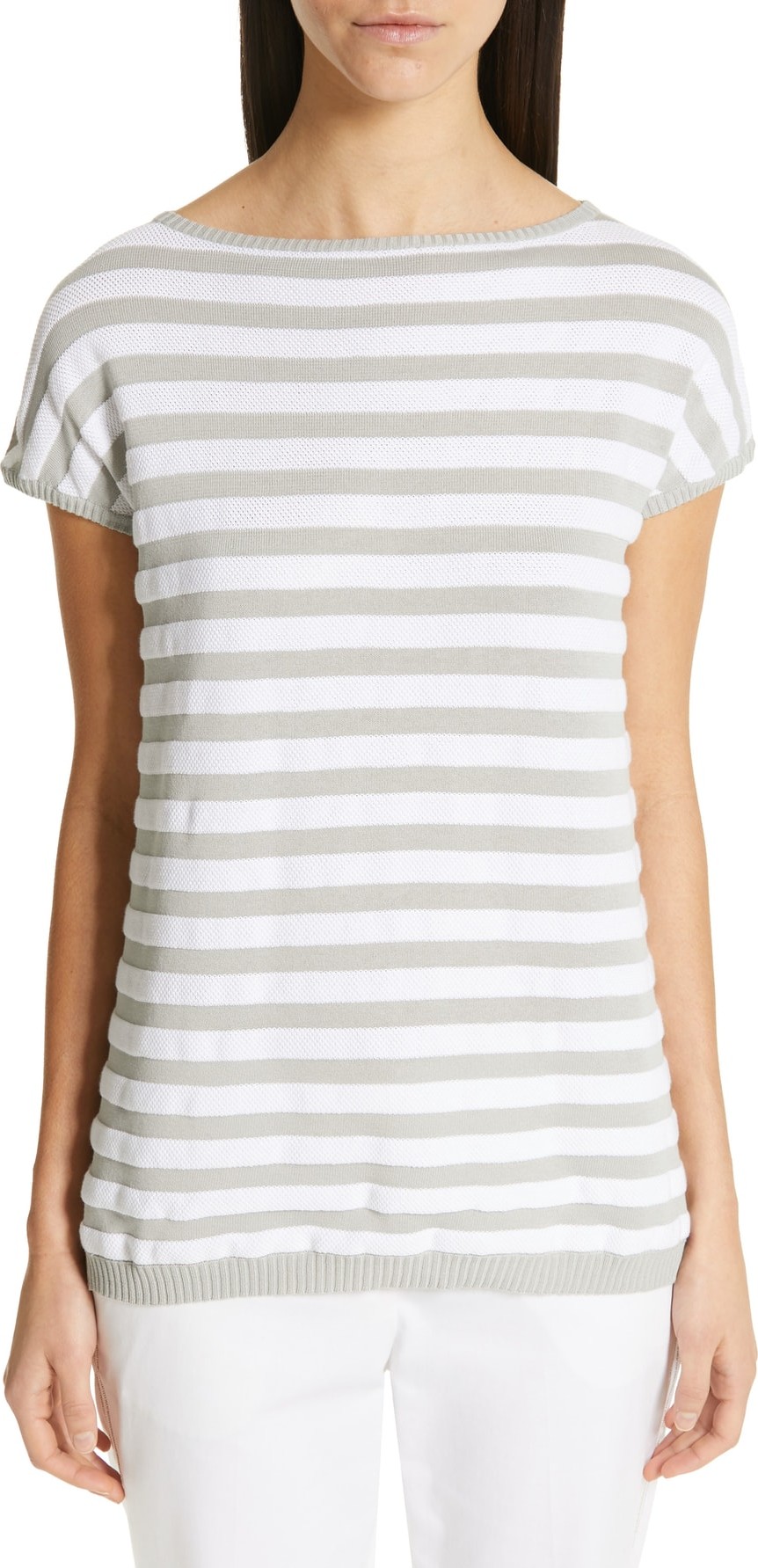 Fabiana Filippi Stripe Cotton Top