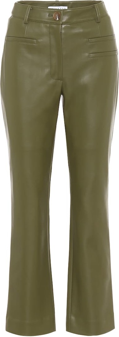 Rejina Pyo Finley faux-leather high-rise pants