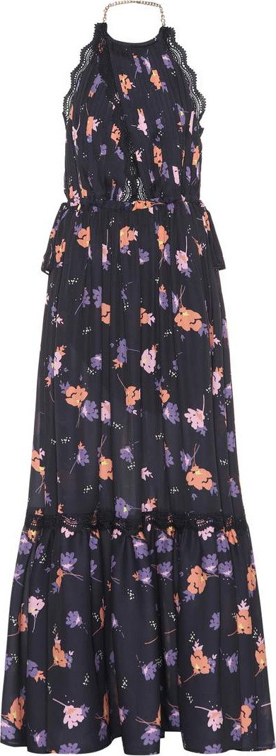 Self Portrait Exclusive to mytheresa.com – Floral-printed crêpe maxi dress