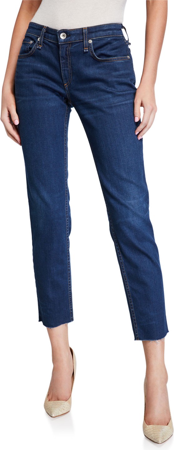 Rag & Bone Dre Low-Rise Slim Ankle Boyfriend Jeans