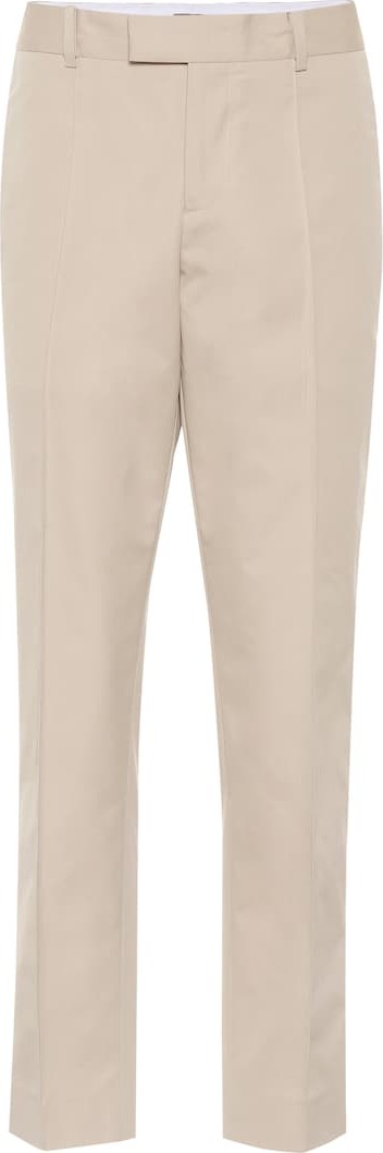 Bottega Veneta High-rise straight cotton pants