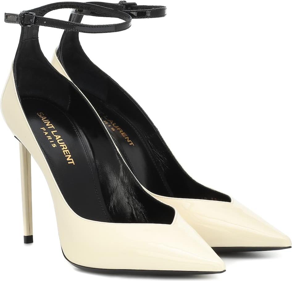 Saint Laurent Zoe patent-leather pumps