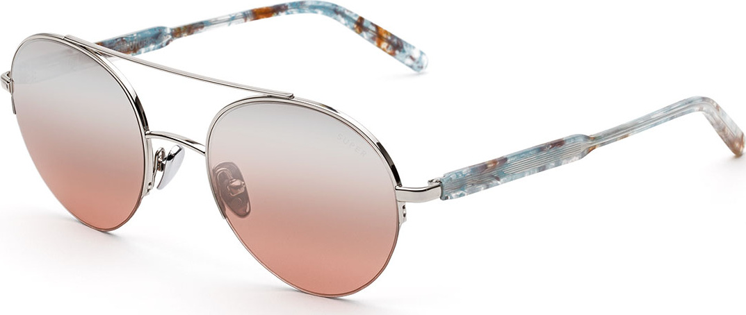 Super by Retrosuperfuture Cooper Onice Aviator Sunglasses