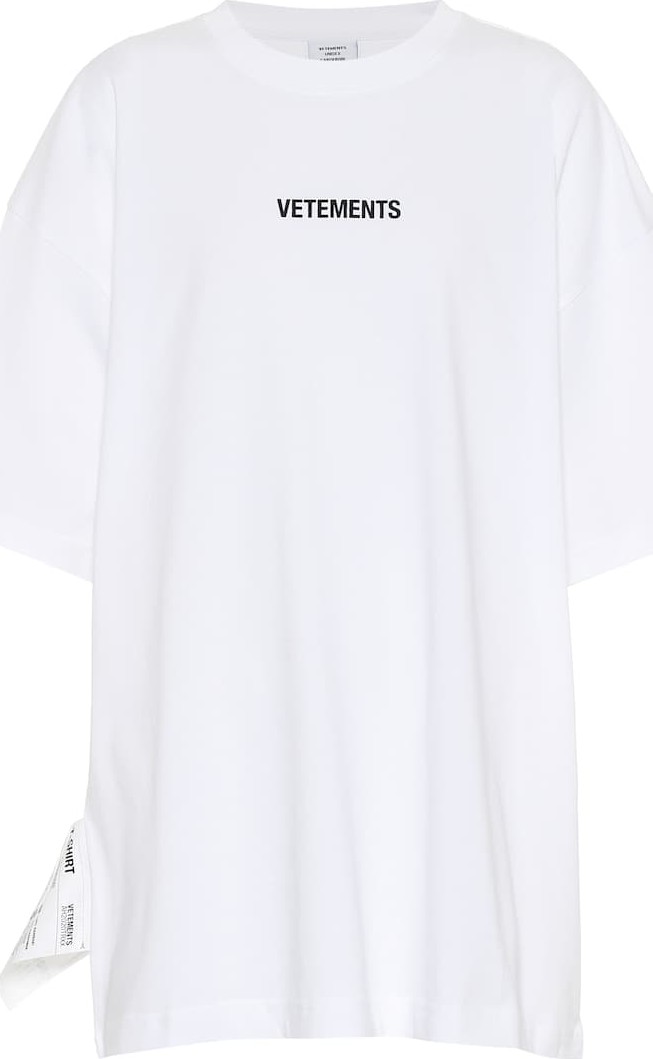 Vetements Logo cotton T-shirt