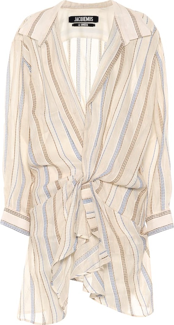 Jacquemus La Robe Alassio striped minidress