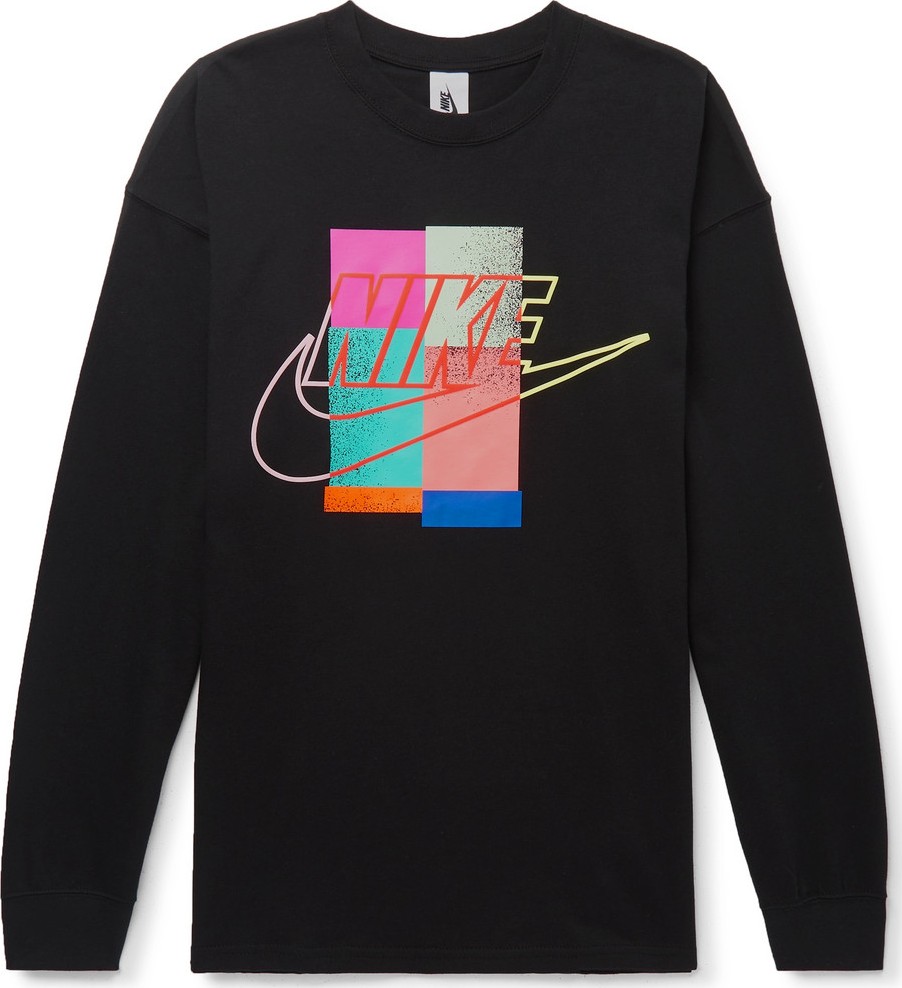 Nike Logo-Print Cotton-Jersey T-Shirt
