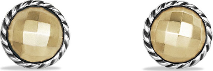 David Yurman Chatelaine Stud Earrings with Gold