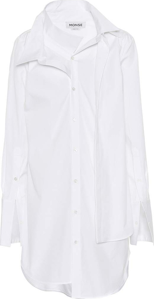 Monse Layered stretch-cotton tunic