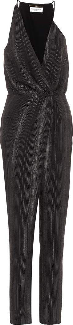 Saint Laurent Silk-blend jumpsuit
