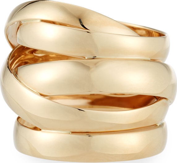 Lana Curve Ring in 14K Yellow Gold