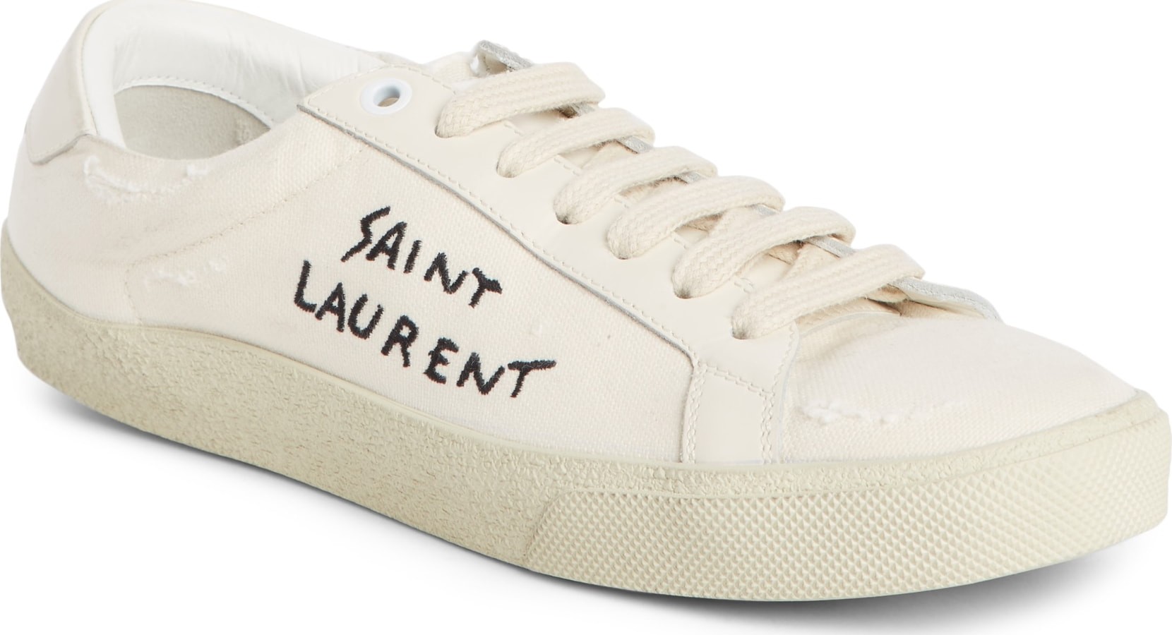 Saint Laurent Court Classic Embroidered Sneaker