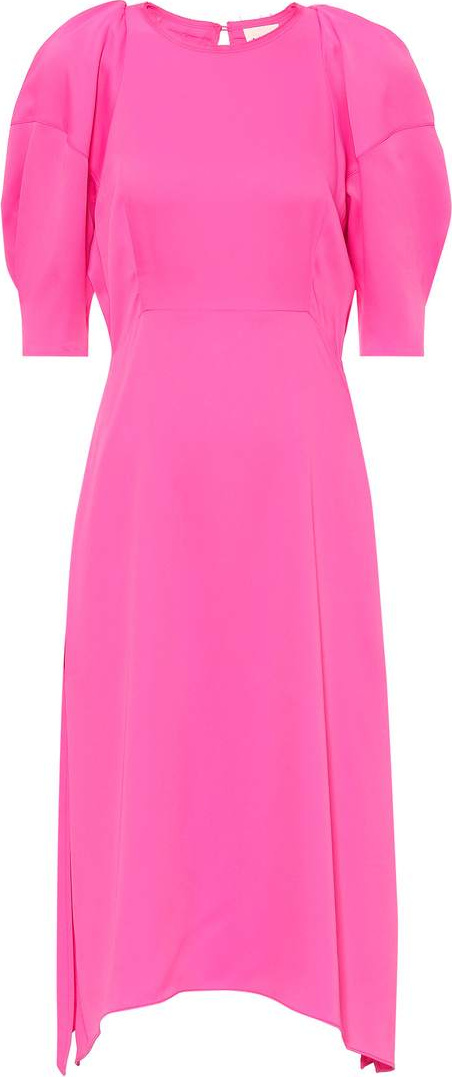 Khaite Cynthia satin midi dress
