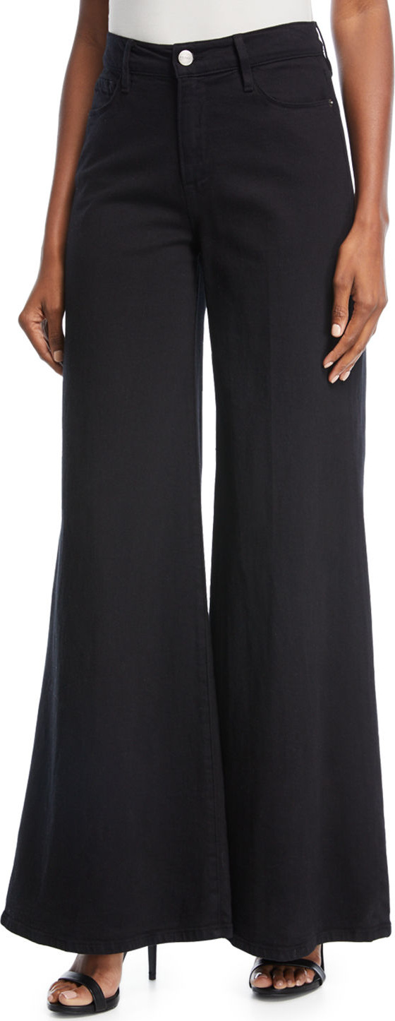 FRAME DENIM Le Palazzo High-Rise Wide-Leg Pants