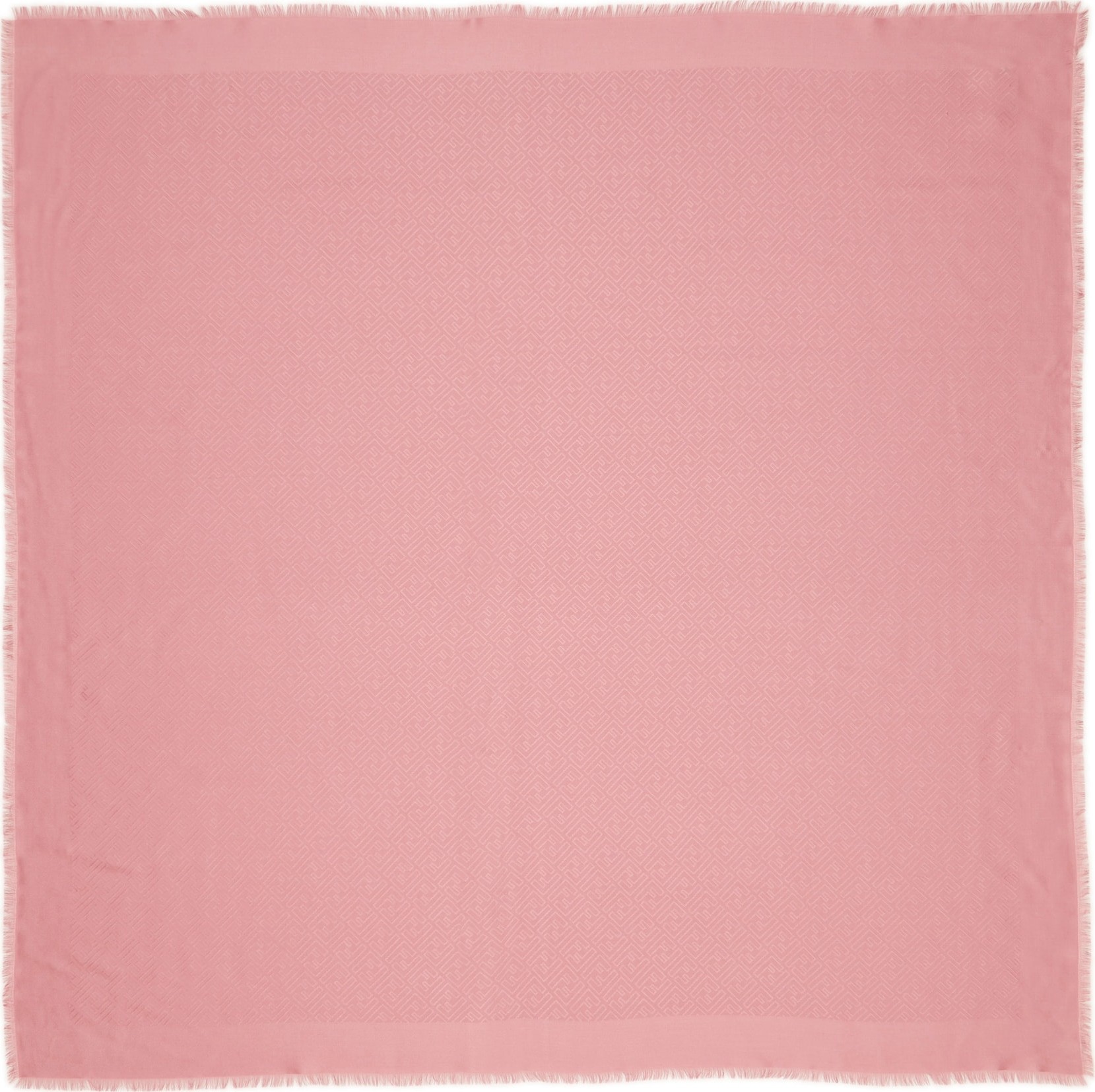 Fendi Logo Silk & Wool Scarf