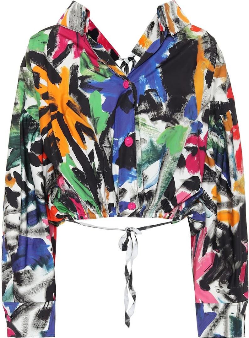 Marni Floral cotton jacket