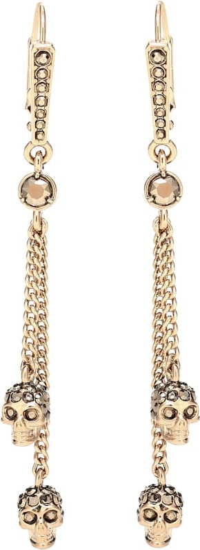 Alexander McQueen Skull embellished earrings
