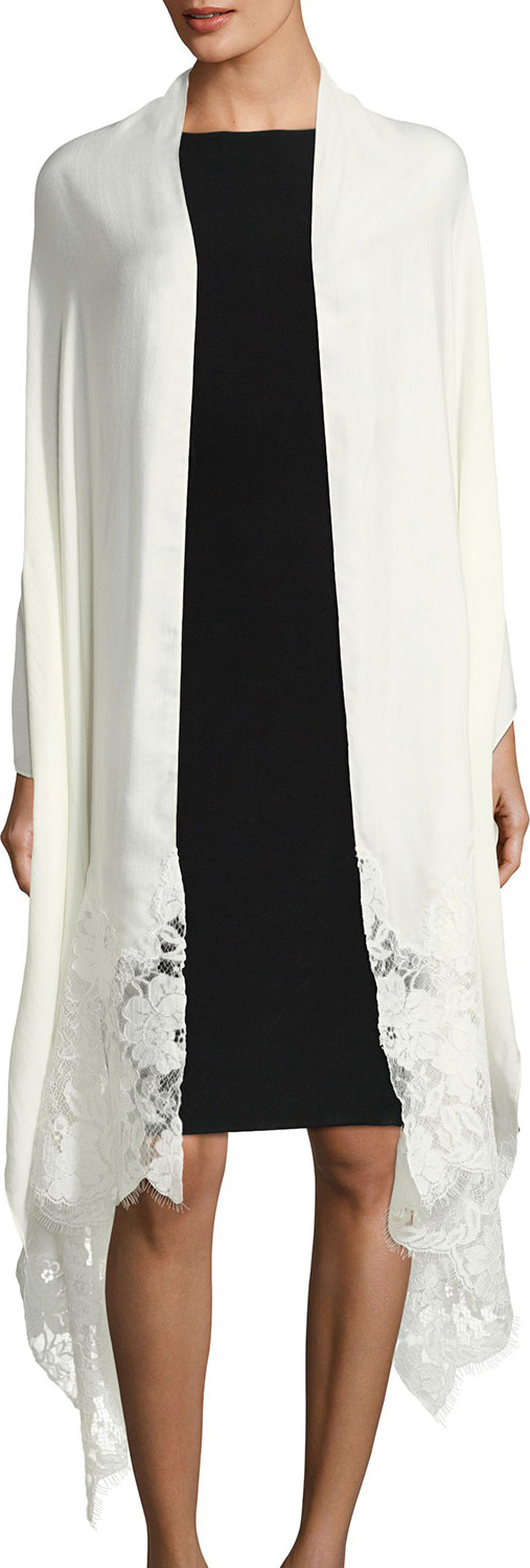 Valentino Roses Lace Shawl