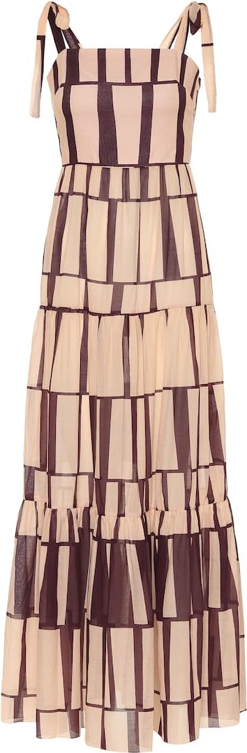 Johanna Ortiz Printed cotton maxi dress