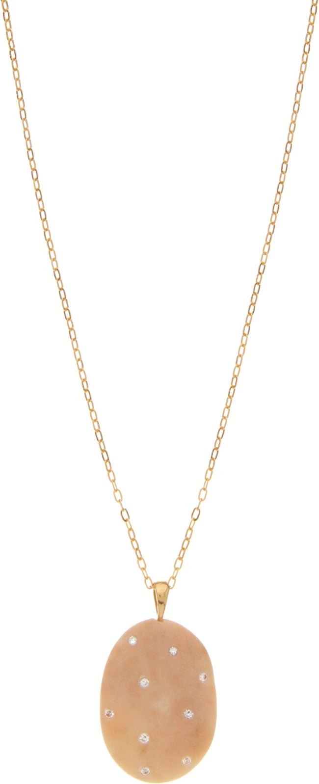 Cvc Stones Lady diamond & 18kt gold necklace